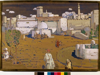 Ansicht einer Stadt in Marokko von Wassily Kandinsky